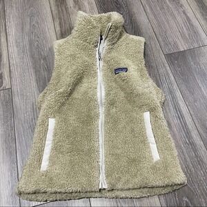 Patagonia los gatos‎ full zip fuzzy vest jacket size small